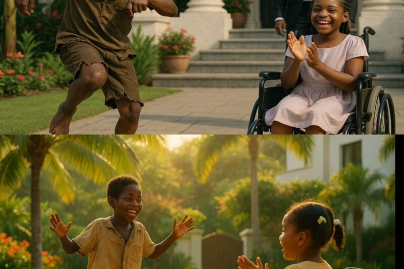 Billionaire Finds Homeless Boy Dancing for His Paralyzed Daughter… What Happens Next Will Shock You! 