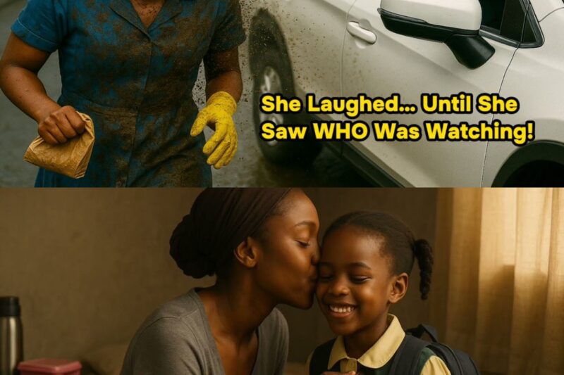 RICH LADY SPLASHES MUD ON CLEANER GIRL — UNAWARE WHO WAS WATCHING 