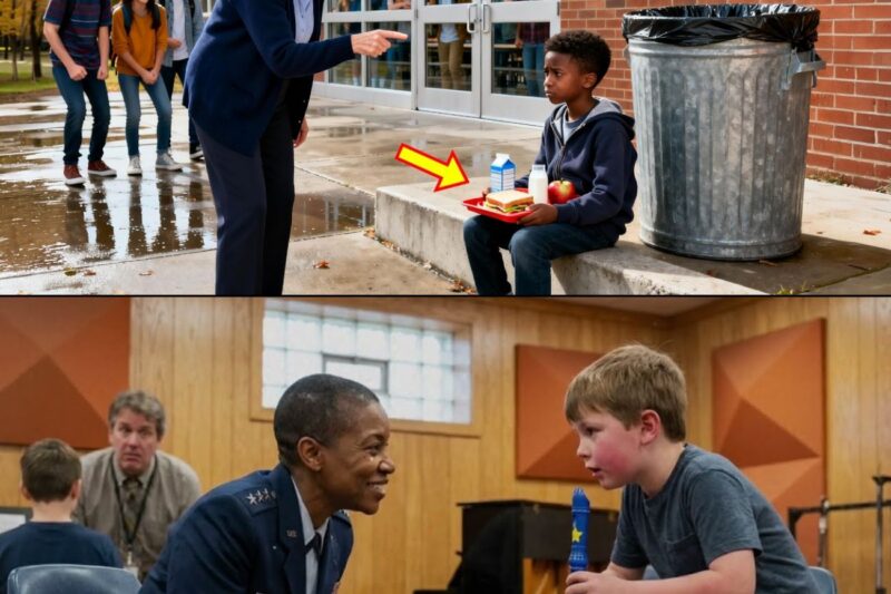 Teachers Make a Black Kid Eat Outside, Call Him ‘Dirty Beggar’ — Air Force General Mom Lands Chopper
