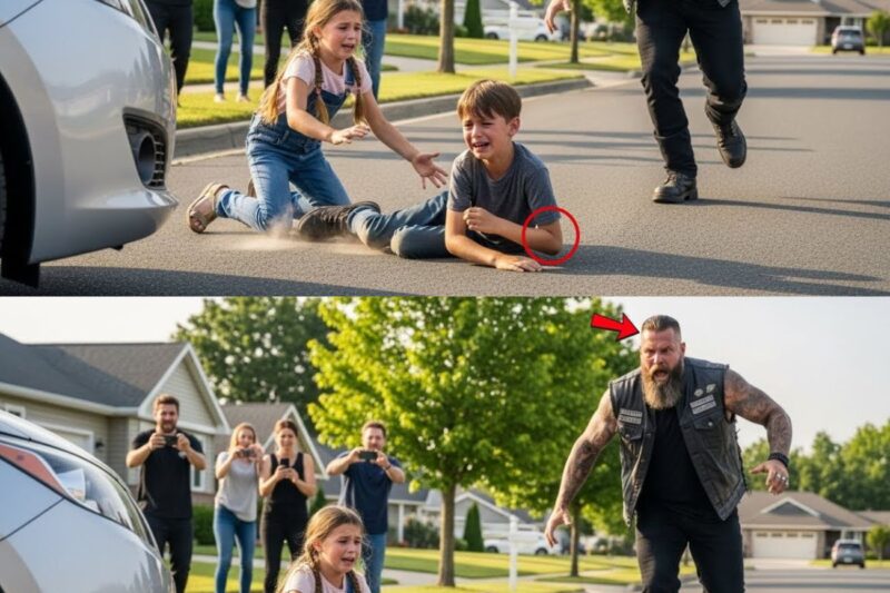 Homeless Boy Broke His Arm Saving the Life of a Hells Angels Daughter, next day 200 Hells Angels did 
