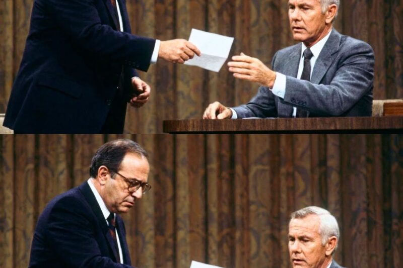 Johnny Carson Went Silent for 11 Seconds After Reading This Note — Then He Left 