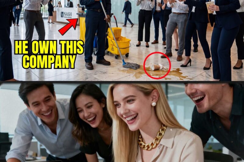 Employees Laughed Black Old Cleaner “Too Slow” — Nearly Fainted When He Signs Their Paychecks