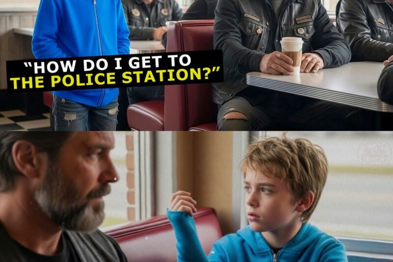 Little Boy Asked Bikers for Directions to the Police Station — The Group Rode Up to His Street