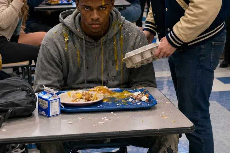 He Let the Egg Drip in Silence. By Midnight, the Bully’s Entire World Had Cracked Instead