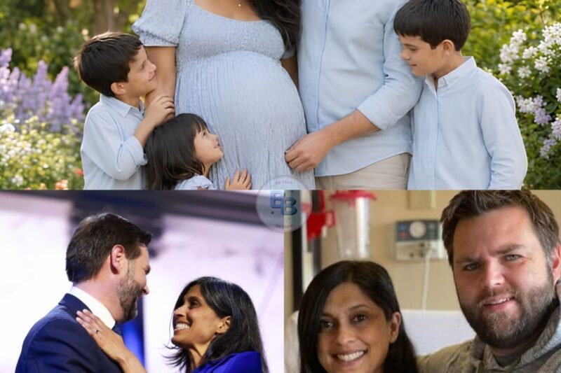 The Secret Behind the Vance Family’s Joy: Usha Vance Reveals a Beautiful New Beginning as She Prepares for the Arrival of Her Fourth Child.