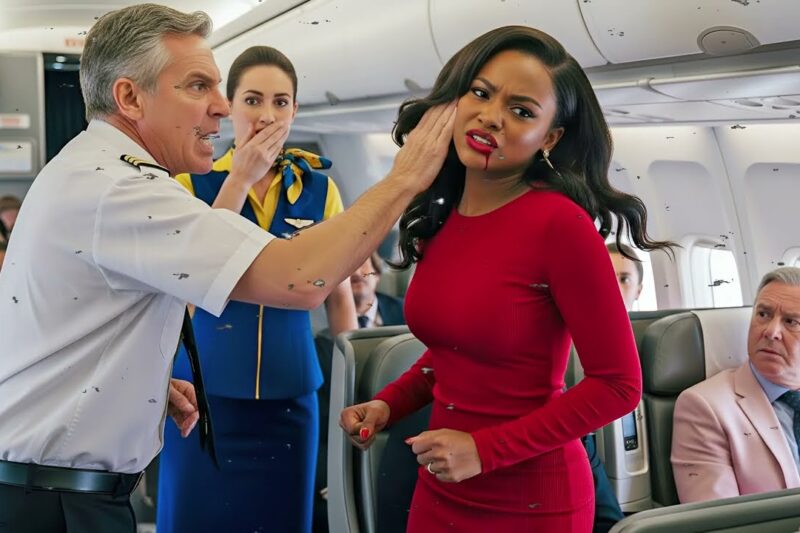 Pilot Slaps Black Girl in First-Class— Unaware She’s the Airline’s Silent Billionaire Backer…