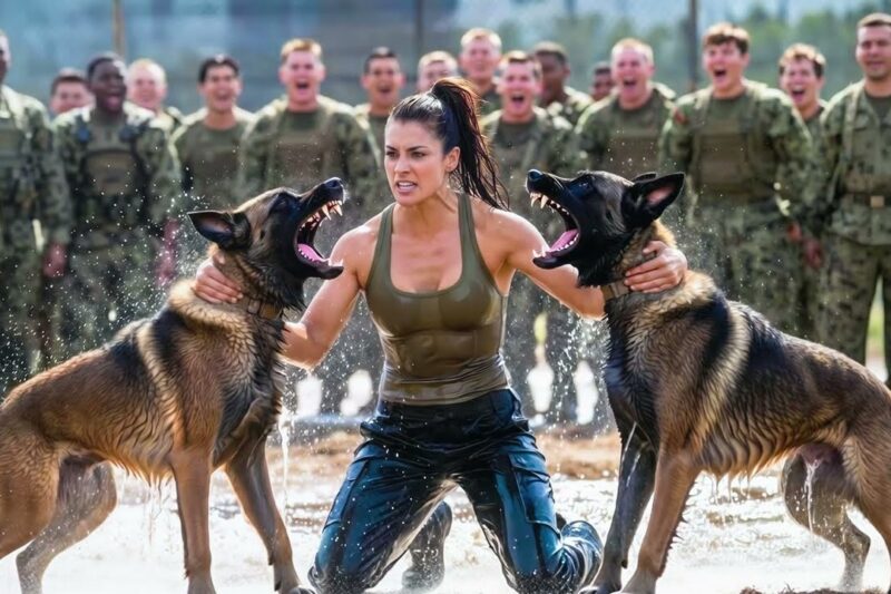 SEALs Threw the New Girl into a K9 Fight — Not Knowing She Controlled the Dog!