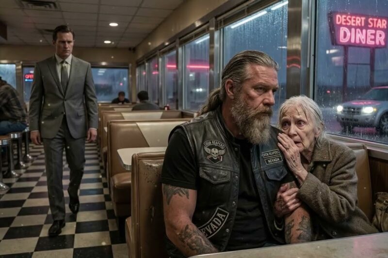 “Please Pretend You’re My Grandson,” Said Old Lady — What the Hells Angel Did Next Shocked Everyone