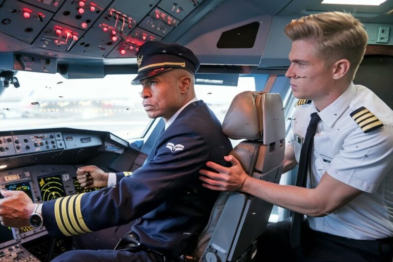 Co-Pilot Tries to Remove Black Captain — The Cockpit Camera Footage Ends His Career Instantly