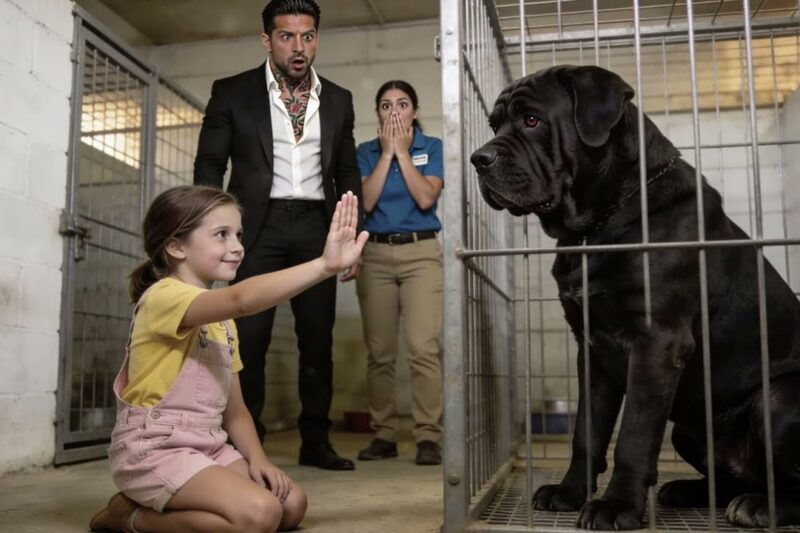 Every Dog At The Auction Ignored The Mafia Boss’s Deaf Daughter — Until The Very Last Cage