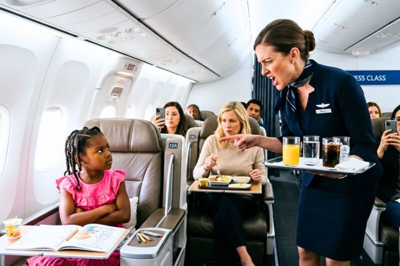 “Denied Water Mid-Flight, This Young Girl Did Something So Shocking It Forced the Plane to Make an Emergency Landing!”