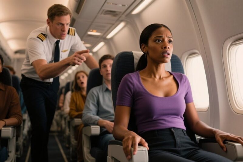 Flight Captain Orders Black Woman to Sit Down — She’s the Billionaire Who Funds His Airline
