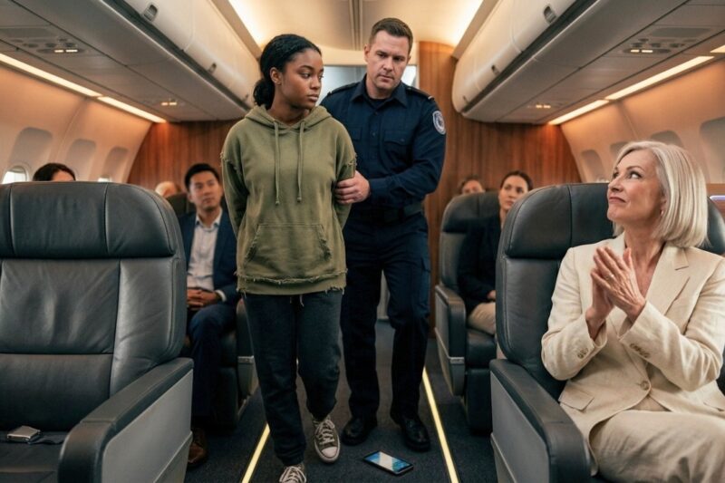 They Dragged a Black Girl Out of First Class — Her 4-Second Call Shut Down 14 Flights