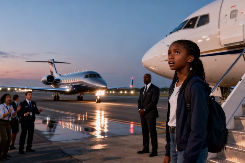 Black Teen Told to Get Off the Plane — Moments Later, Her Father’s Jet Blocks the Runway