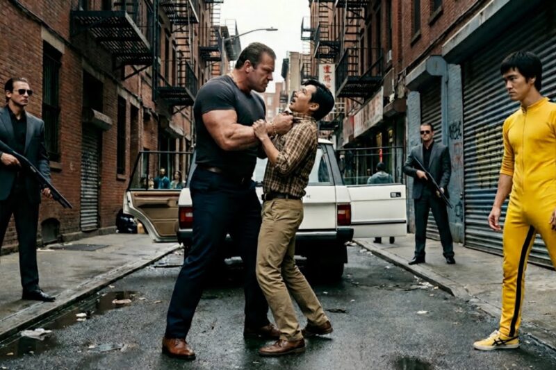 Bruce, If You Move, Your Friend Dies’ — 430lb Giant Challenged Bruce Lee… 8 Seconds Later