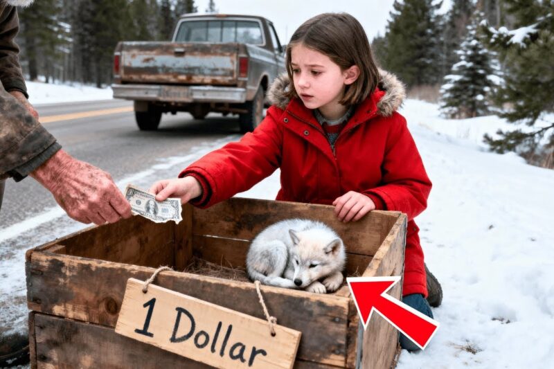 A Little Girl Bought a Wolf for 1 Dollar — No One Expected What That Wolf Would Become
