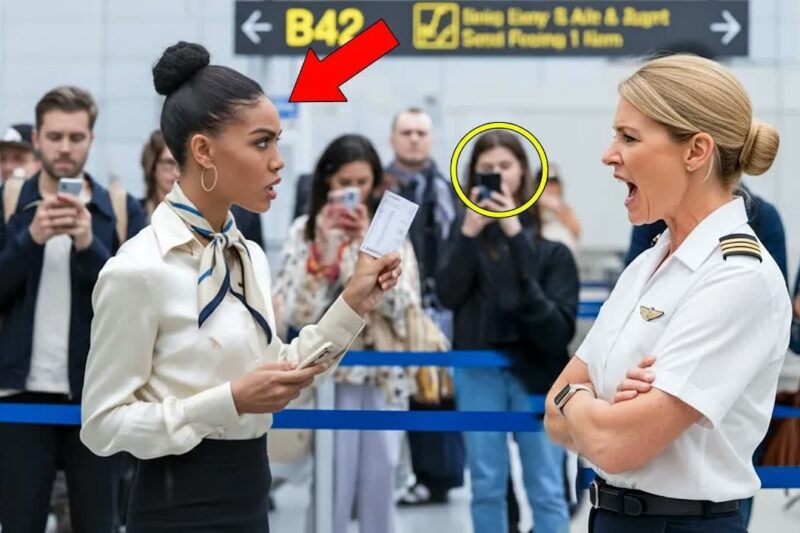 Airline Worker Accuses Black Woman of a Fake Ticket — CEO Arrives and Asks Her to Step Aside In