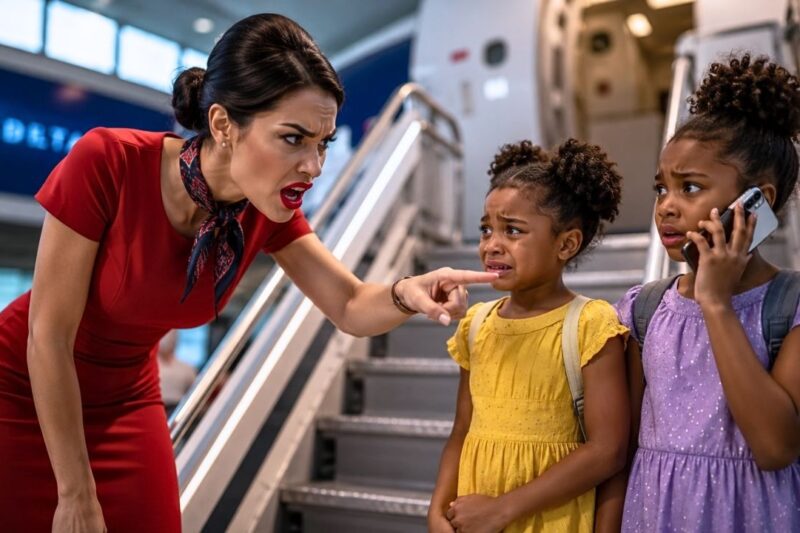 “Twins Barred from Boarding — Moments Later, Their Billionaire CEO Dad Forced Every Plane at the Airport to Stop!”
