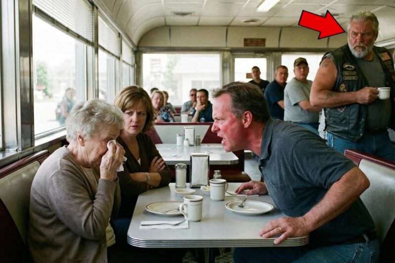 80 Year Old Was Told She Didn’t Belong To The Family — The Biker Next Table Who Heard That Did This