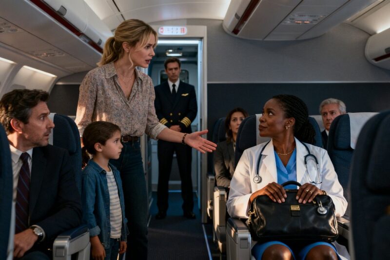 Rude Mom Demands Black Doctor Give Up Seat — Pilot’s Next Move Costs Family $200 Million