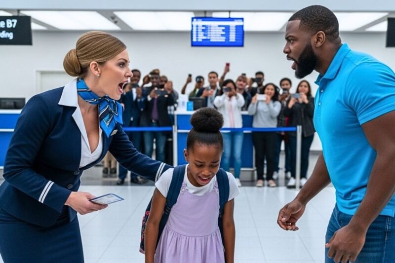 Flight Attendant Kicks Out Sick Black Girl — Moments Later, Her Father Shocks Everyone on the Plane