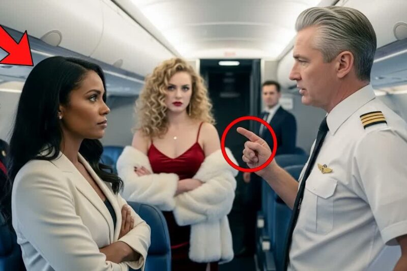 The Pilot Thought She Didn’t Belong in First Class — Then He Heard Her Last Name