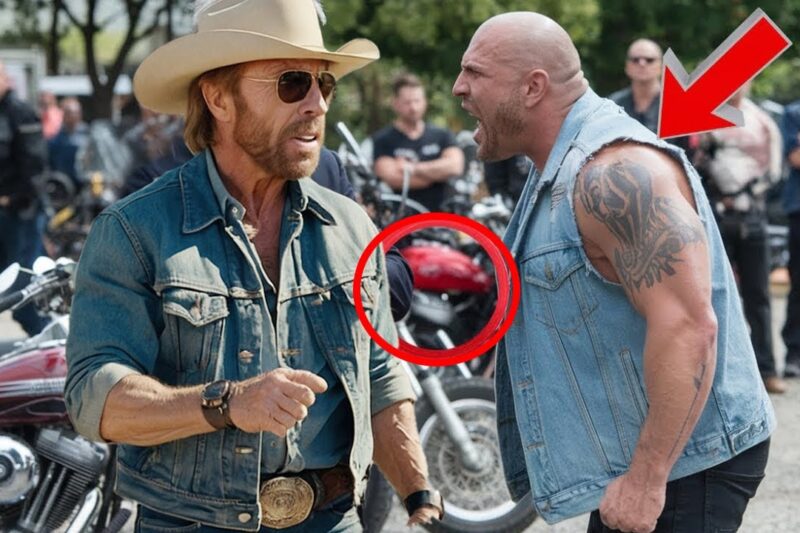 Bikers Threaten Chuck Norris , Unaware He has a Black belt in Karate
