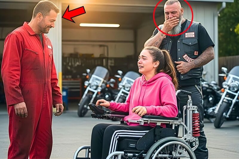 Poor Mechanic Gives Bikers Disabled Daughter a Miracle — Next Day 96 BIKERS Changed his life