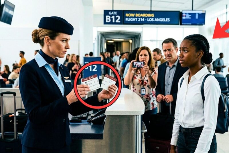 Flight Attendant Rips Up Black Girls Ticket, Not Knowing Her Father Owns the Entire Airline-Shocking