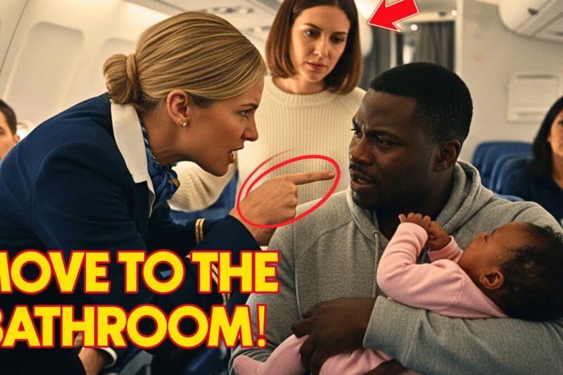 Black Dad’s Baby Crying on Plane — One Call Later, Flight Attendant Gets FIRED