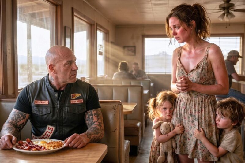 Excuse Me, Sir, Can We Have Some Leftovers?” — The BIKERS Boss’s Answer Shocked Everyone