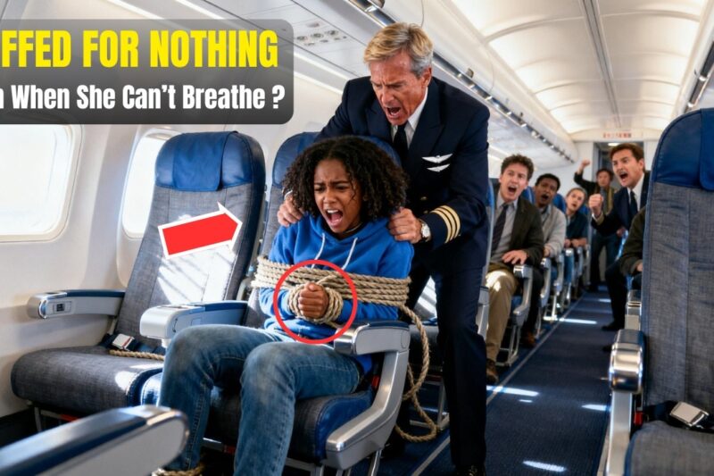 Black Girl Teen Handcuffed Until She Passed Out — Then Her CEO Dad Arrives on the Jet Bridge!