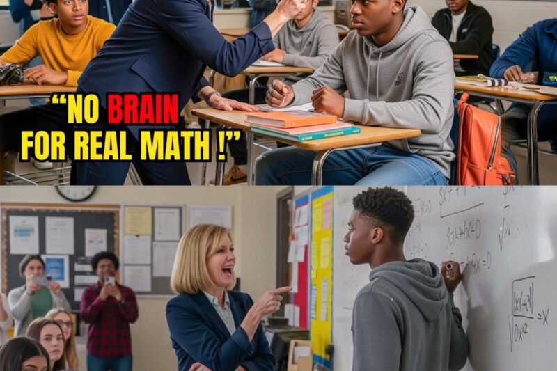 “I Bet You Can’t Do This” the Teacher Sneered — Then the Black Kid Blew Everyone Away 