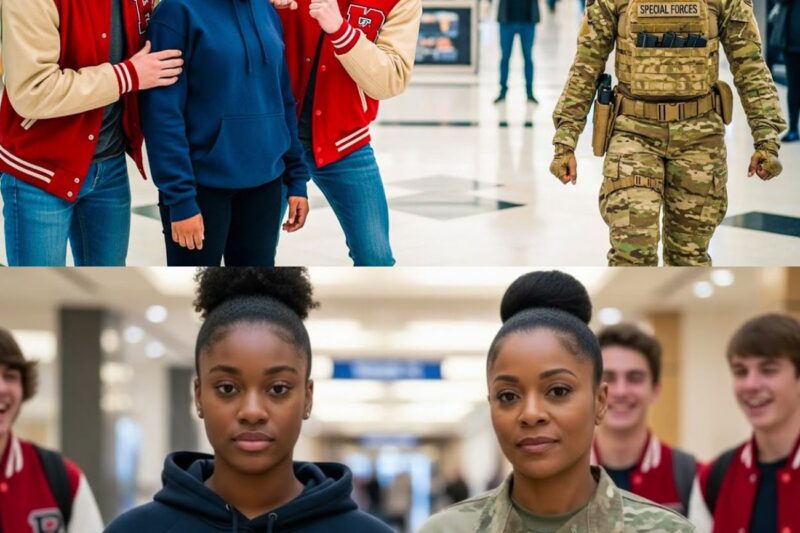 Bullies Target Black Girl At The Mall — Freeze When Her Special Forces Mother Shows Up