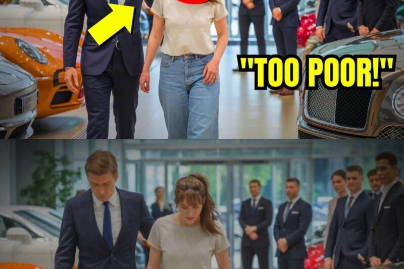 A Simple Woman Kicked Out of Car Dealership, Next Day, Her Billionaire Husband’s Rolls Royce Arrives 