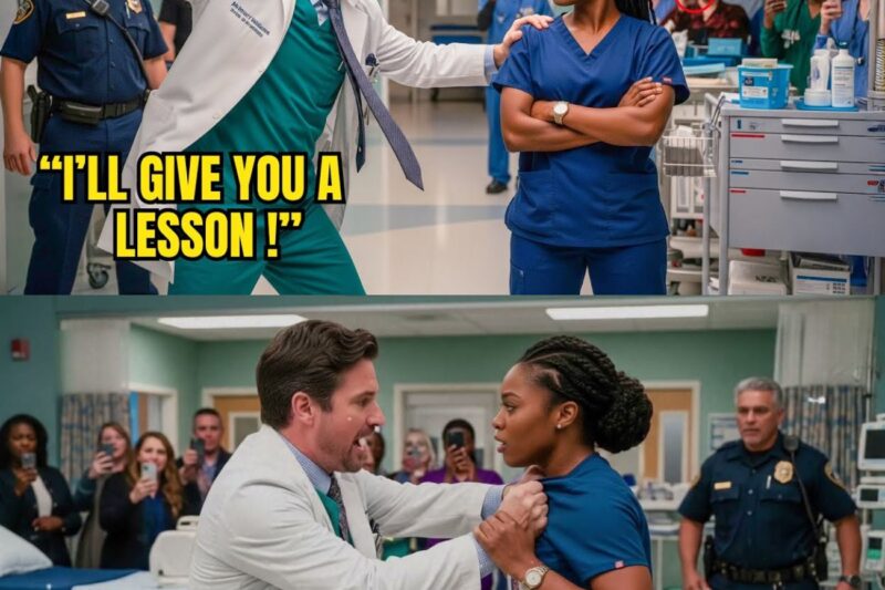 Doctor Slapped Black Nurse in Front of Everyone — Then Realized She Was the Director’s Daughter