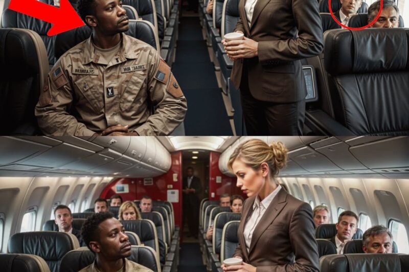 Soldier Denied First Class Seat by Woman, Unaware of Who’s Watching From Behind…