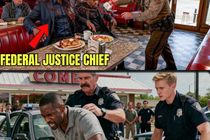 Corrupt Cop Orders Two Black Men Out of a Diner — 4 Min Later 6 Black SUVs Fill the Parking Lot