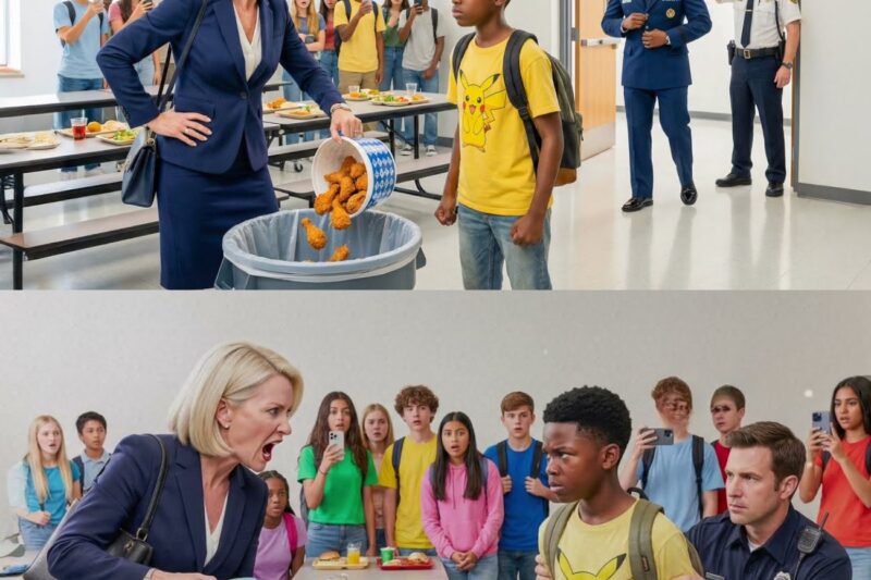 (1) Teacher Threw Black Student’s Food Away — Until Father Walked In Wearing Military Uniform