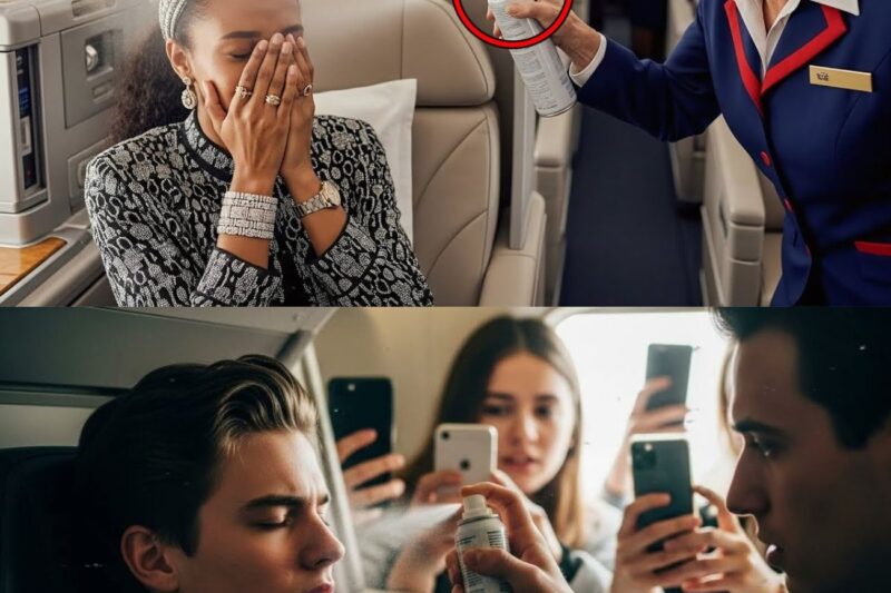 Flight Attendant SPRAYS Black Girl In First Class for “Smelling Bad”—What Happened SHOCKED Everyone! 