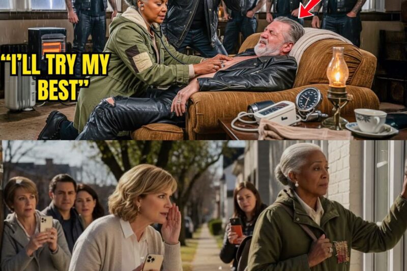 Black Grandma Saved 8 Hells Angels in a Storm — Next Day 100 Bikers Changed Her Life 