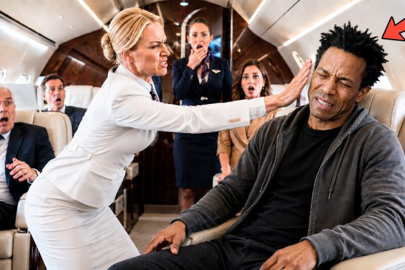 Flight Attendant Slaps Black Billionaire, 2 Minutes Later His Ruthless Revenge Strikes Back!