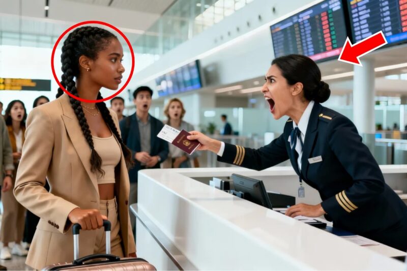 Flight Attendant Tears Up Black Girl’s Ticket — Unaware She’s an FAA Inspector…