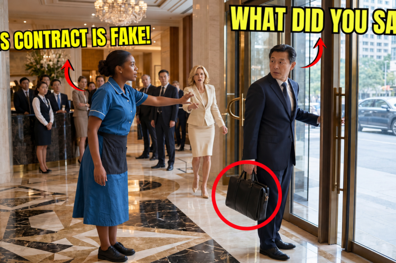 Chinese Investor Walks Out of $1B Hotel Deal — Until Black Maid Opens Her Mouth and Saves It All