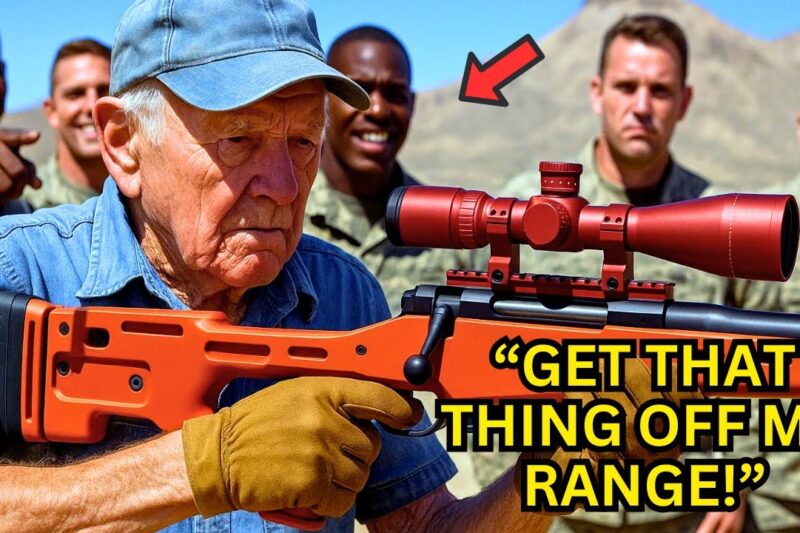 US Marines Laughed at the Old Veteran’s Orange Rifle — Until His 4,000m Shot Alerted the General 