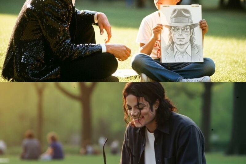 Michael Jackson Saw 10-Year-Old Drawing Him in Park — What He Did Still SHOCKS People