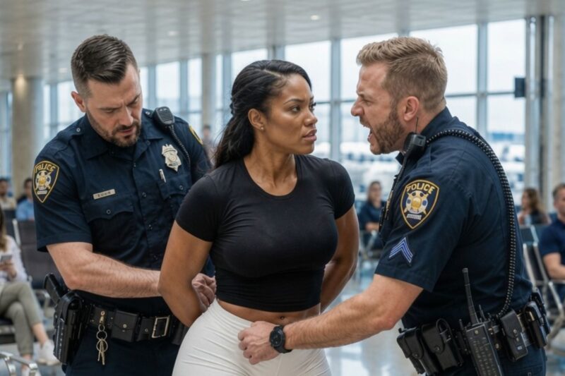 COPS ARREST A BLACK WOMAN AT THE AIRPORT FOR “SMUGGLING” – UNAWARE SHE IS THEIR NEW CAPTAIN