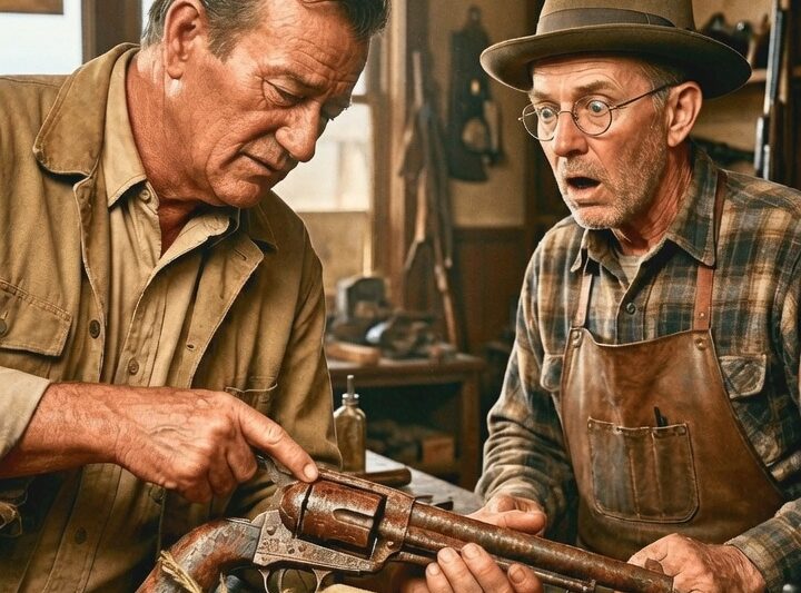He Told John Wayne ‘That Rusty Gun Is Worth $15’ — Then Wayne Showed Him What Was Actually There