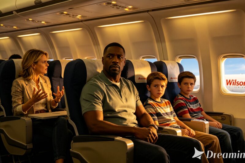 40 Minutes of Pure First-Class Arrogance, Silenced Instantly by the Name Written on the Plane