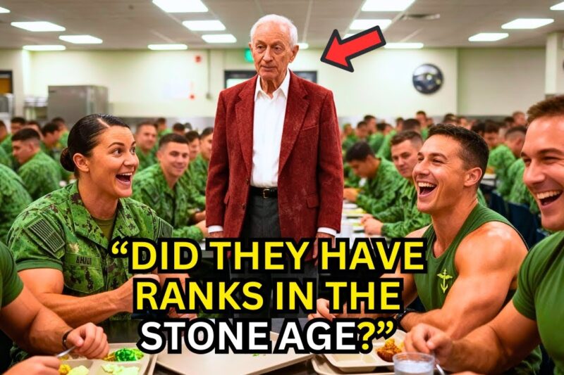 SEAL Jokingly Asked For the Old Veteran’s Rank — Until His Reply Made the Entire Mess Hall Freeze